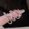 Fairy Crystal Crown Rings Set — Adjustable Silvery 2PCS